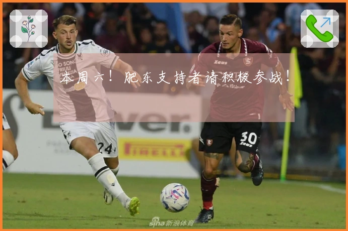 本周六！肥东支持者请积极参战！